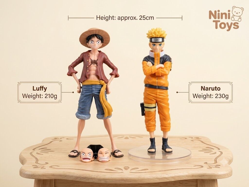 Picture of Naruto Uzumaki Anime Action Figure 25cm – Arms Crossed Pose with Display Base
