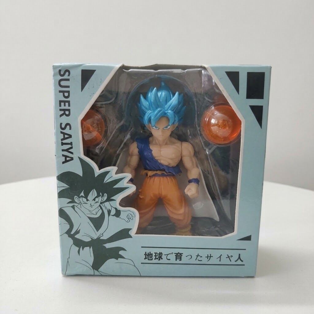 Picture of Dragon Ball Z Anime Figure with Dragon Balls – Imported Premium Quality (Random Design)