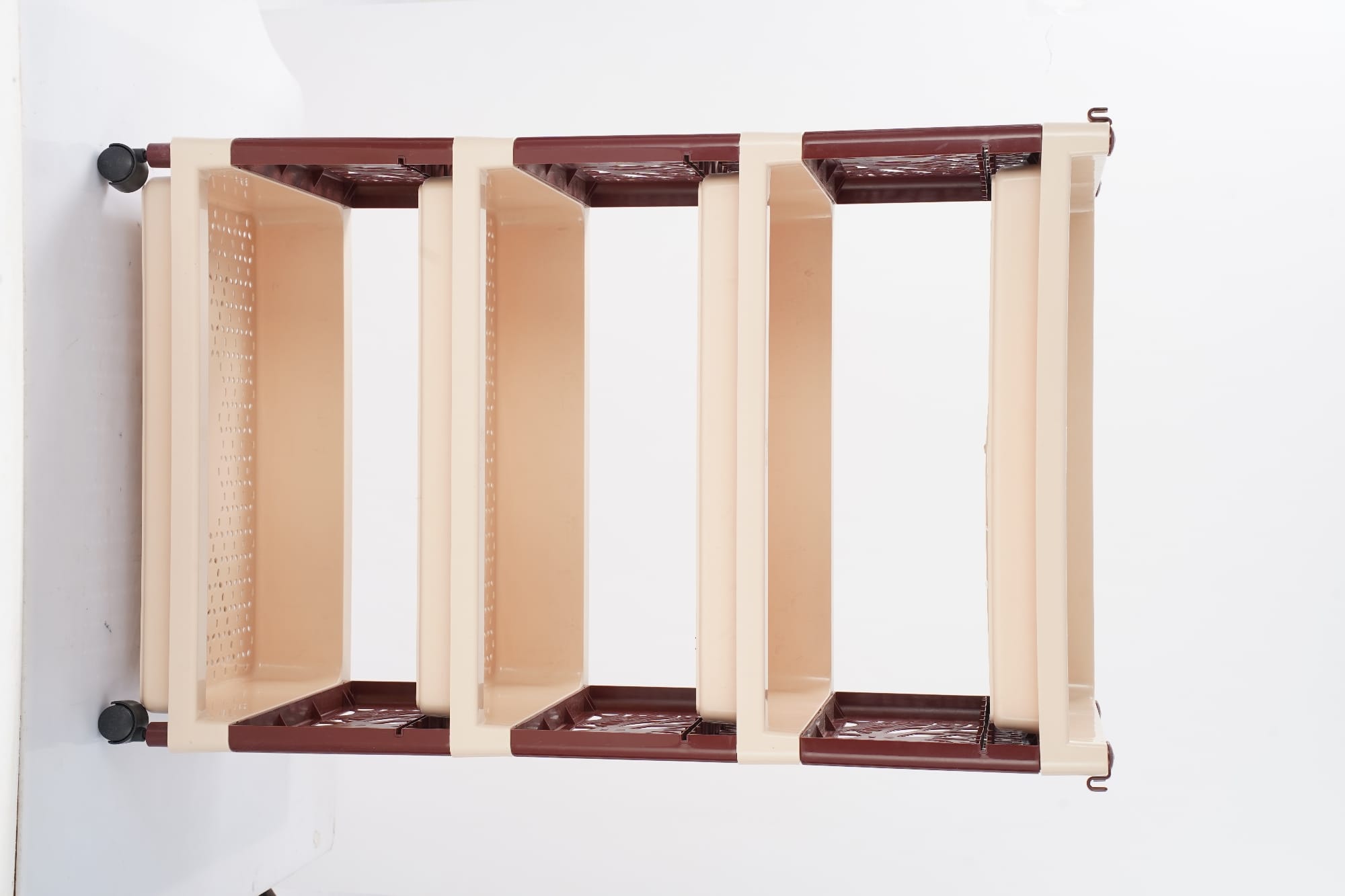 Picture of Premium Multipurpose Rack 4 Step(Ivory+Maroon)-TEL