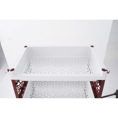 Picture of Premium Multipurpose Rack 4 Step(White+Maroon)-TEL