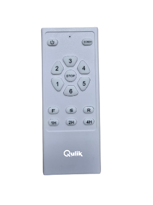 Picture of Qulik Aerovane 52" Modern Decorative Silent ABS Blade Remote Under Light Ceiling Fan (Dark Wooden) Q-6572-DW-UL | Free Delivery