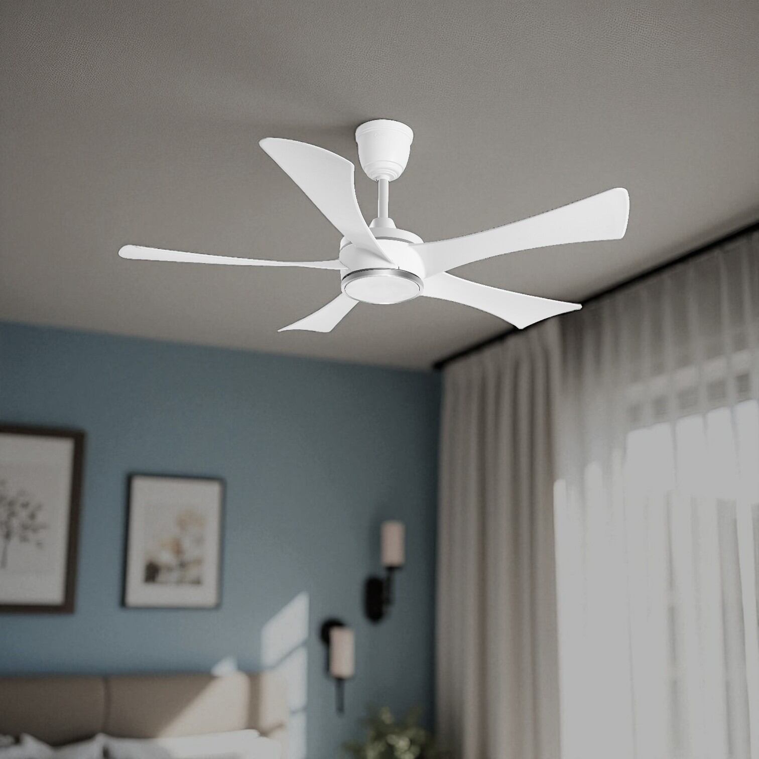 Picture of Qulik Falcon 53" Decorative Energy Saving BLDC Remote Control Underlight Ceiling Fan | Free Delivery