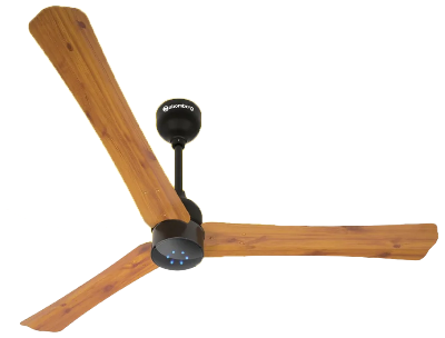 Picture of Atomberg Renesa+ 56" 35W BLDC motor Energy Saving Anti-Dust Speed Indicator Light Ceiling Fan with Remote Control | Free Delivery-Golden oakwood