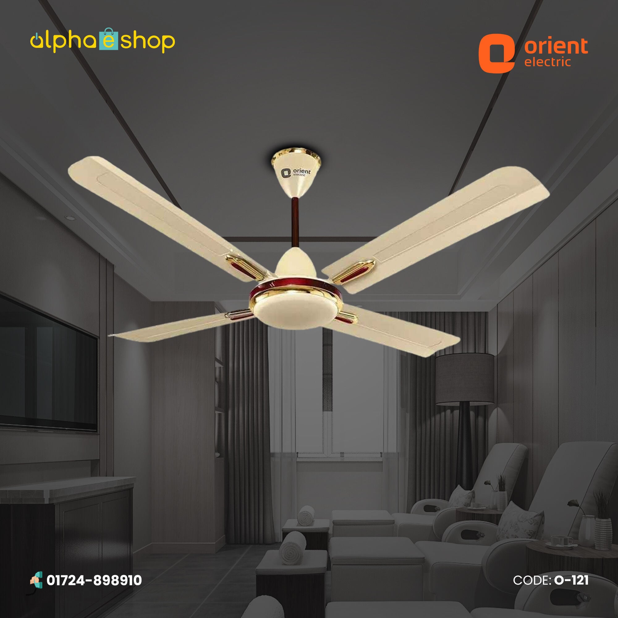 Picture of Orient Quadro 56" (Metallic Ivory Cherry) O-121 | Free Delivery-Metallic Ivory Chery