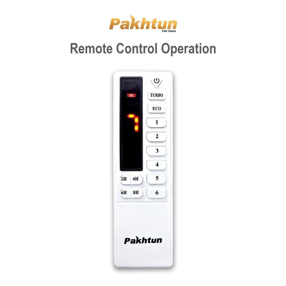 Picture of Pakhtun Penta 5 -56 Inch BLDC Inverter Remote Control Ceiling Fan (Light Wood) | PK-112 | Free Delivery-Gold