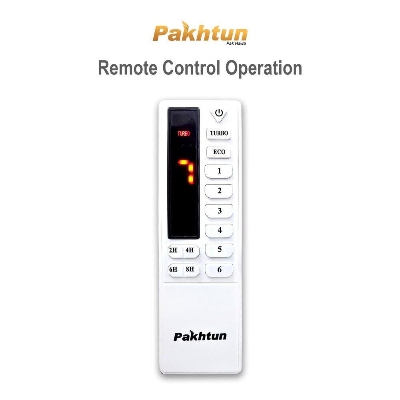 Picture of Pakhtun Penta 5 -56 Inch BLDC Inverter Remote Control Ceiling Fan (Light Wood) | PK-112 | Free Delivery-Gold