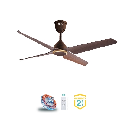 Picture of Qulik Aero-X 54"- Decorative Energy Saving BLDC Remote Control Ceiling Fan (Dark Wood) | Q-6578-DW | Free Delivery-Dark Wood