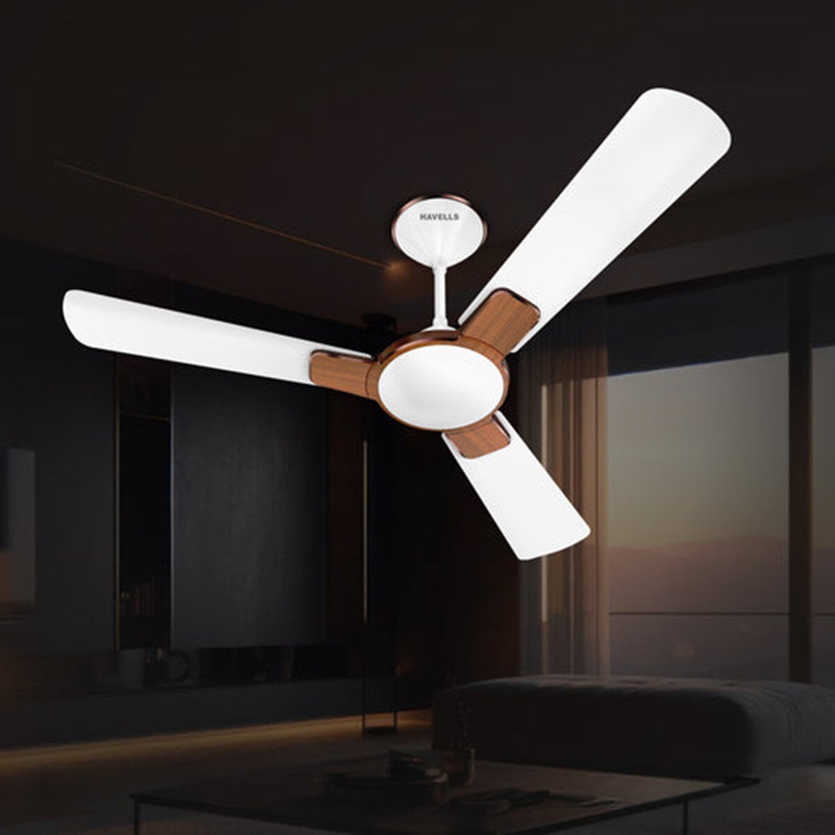 Picture of Havells ENTICER ART 56" Ceiling Fan ( Rosewood ) H-291 | Free Delivery-Rosewood