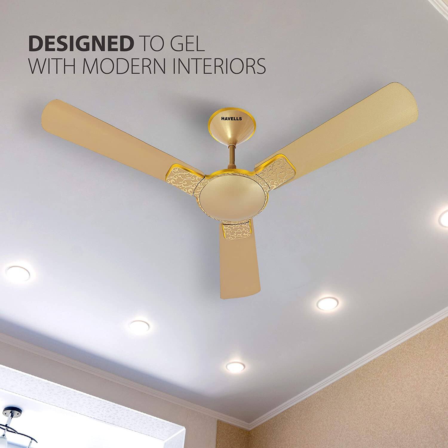 Picture of Havells Enticer Hues 56'' (Gold) H-225 | Free Delivery-Gold
