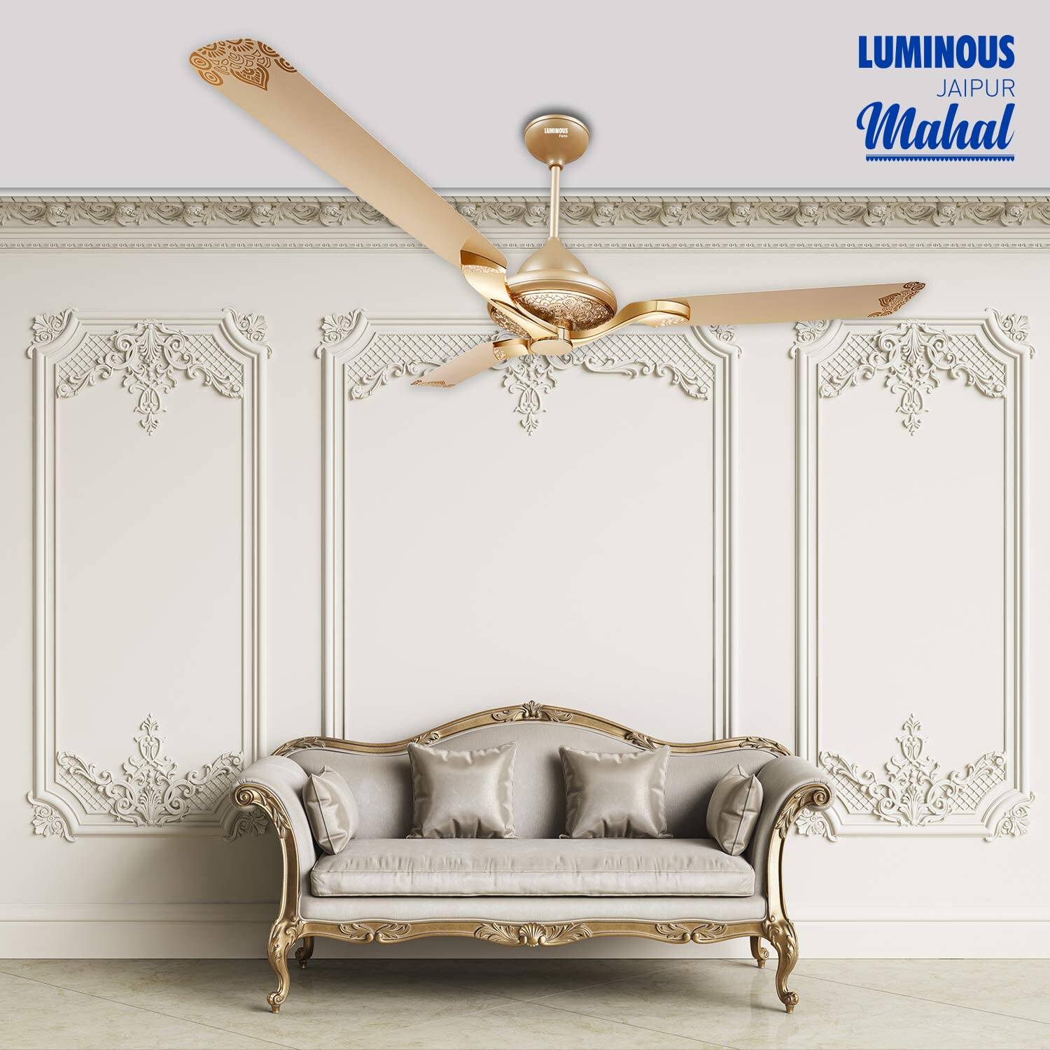 Picture of Luminous Jaipur Mahal 52'' (Thar Gold) L-166 | Free Delivery-Thar Gold