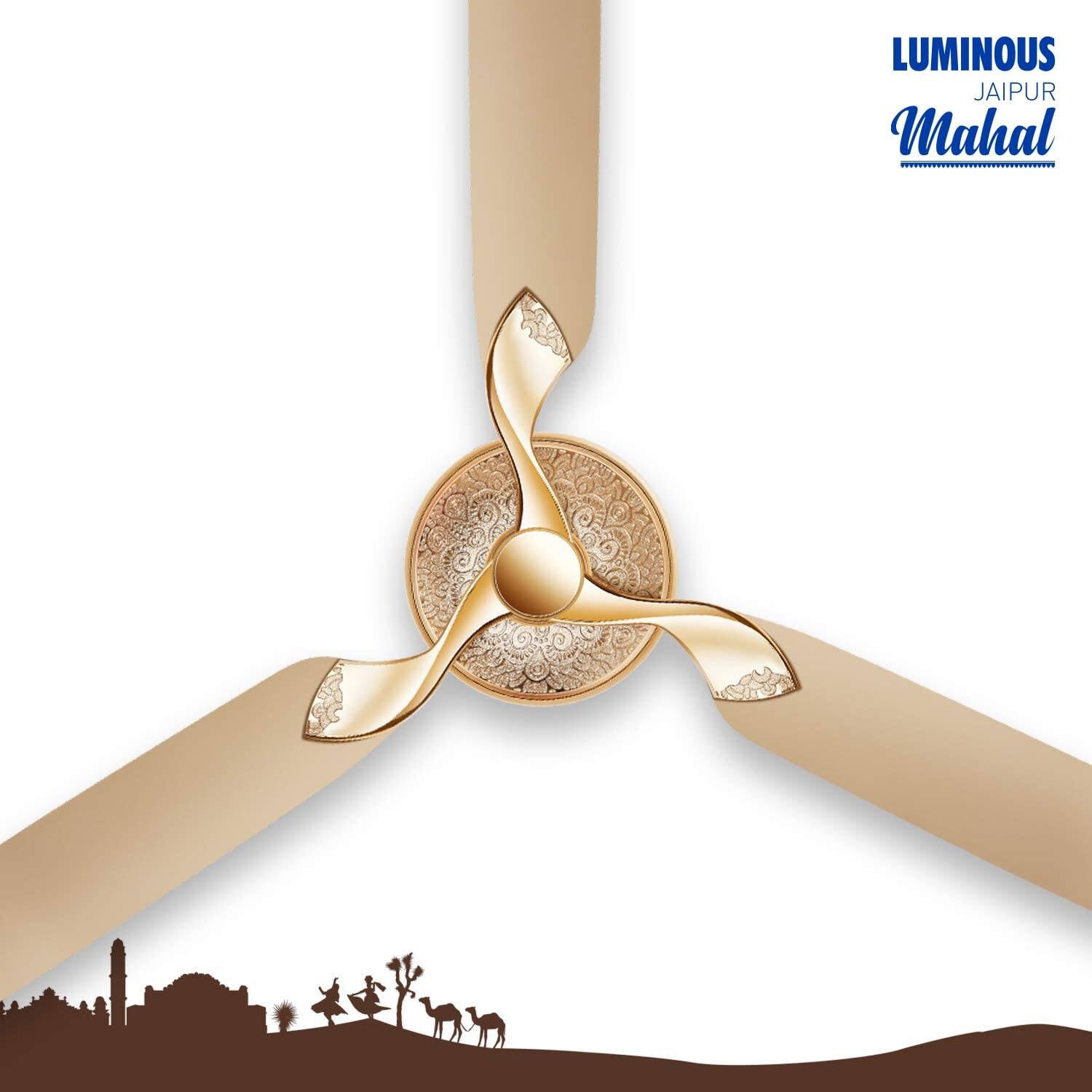 Picture of Luminous Jaipur Mahal 52'' (Thar Gold) L-166 | Free Delivery-Thar Gold