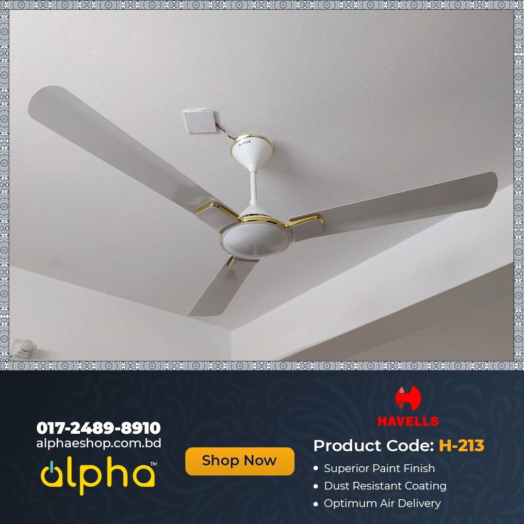 Picture of Havells Enticer 56'' (Pearl White Gold) H -213 | Free Delivery-White Gold
