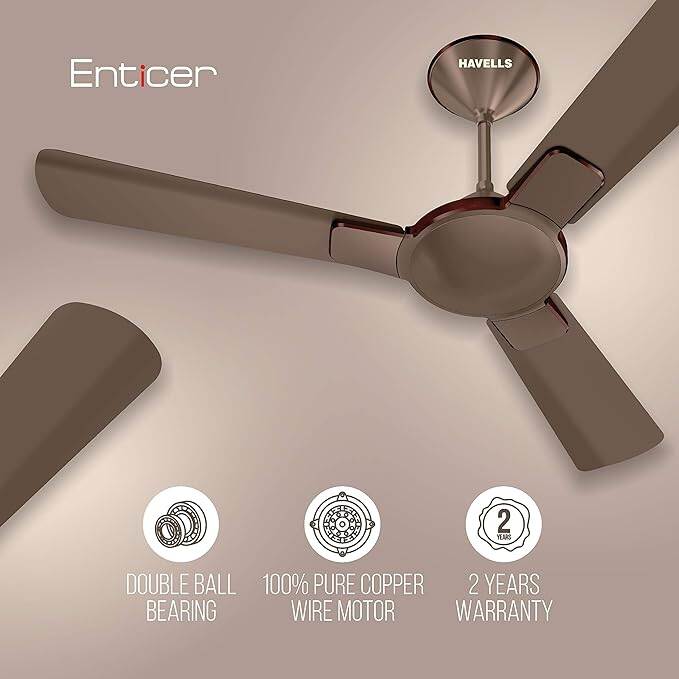 Picture of Havells ENTICER Bronze Pearl Brown 56'' (Pearl Brown) H-310 | Free Delivery-Pearl Brown