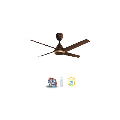 Picture of Qulik Alpha Edge 5B 53"- Decorative Energy Saving BLDC Remote Control Ceiling Fan (Dark Wood) | Q-6577-DW | Free Delivery-Dark Wood
