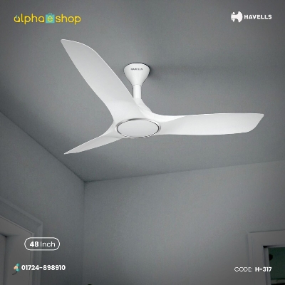 Picture of Havells Stealth Air 48"- Ceiling Fan (‎Pearl White) | H-317 | Free Delivery-Pearl White
