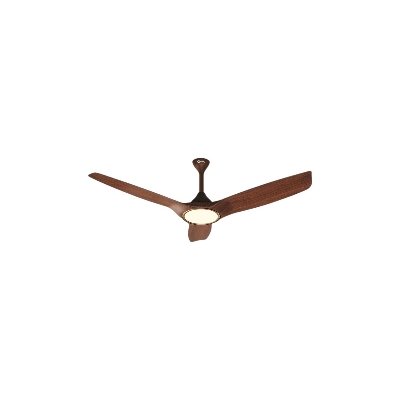 Picture of Qulik Aerovane 52" Modern Decorative Silent ABS Blade Remote Under Light Ceiling Fan (Dark Wooden) Q-6572-DW-UL | Free Delivery-Dark Wooden