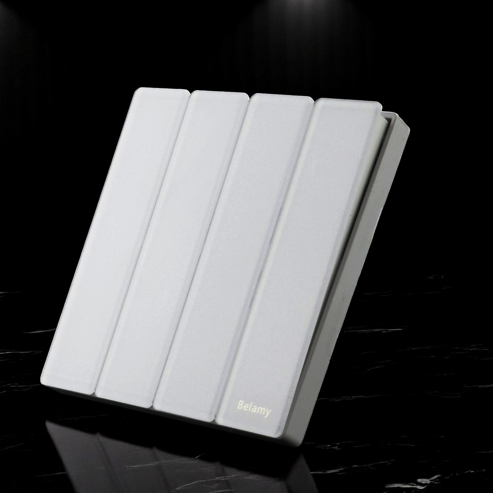 Picture of Belamy White 4 Gang 1 Way Switch | BE-150-SW-White