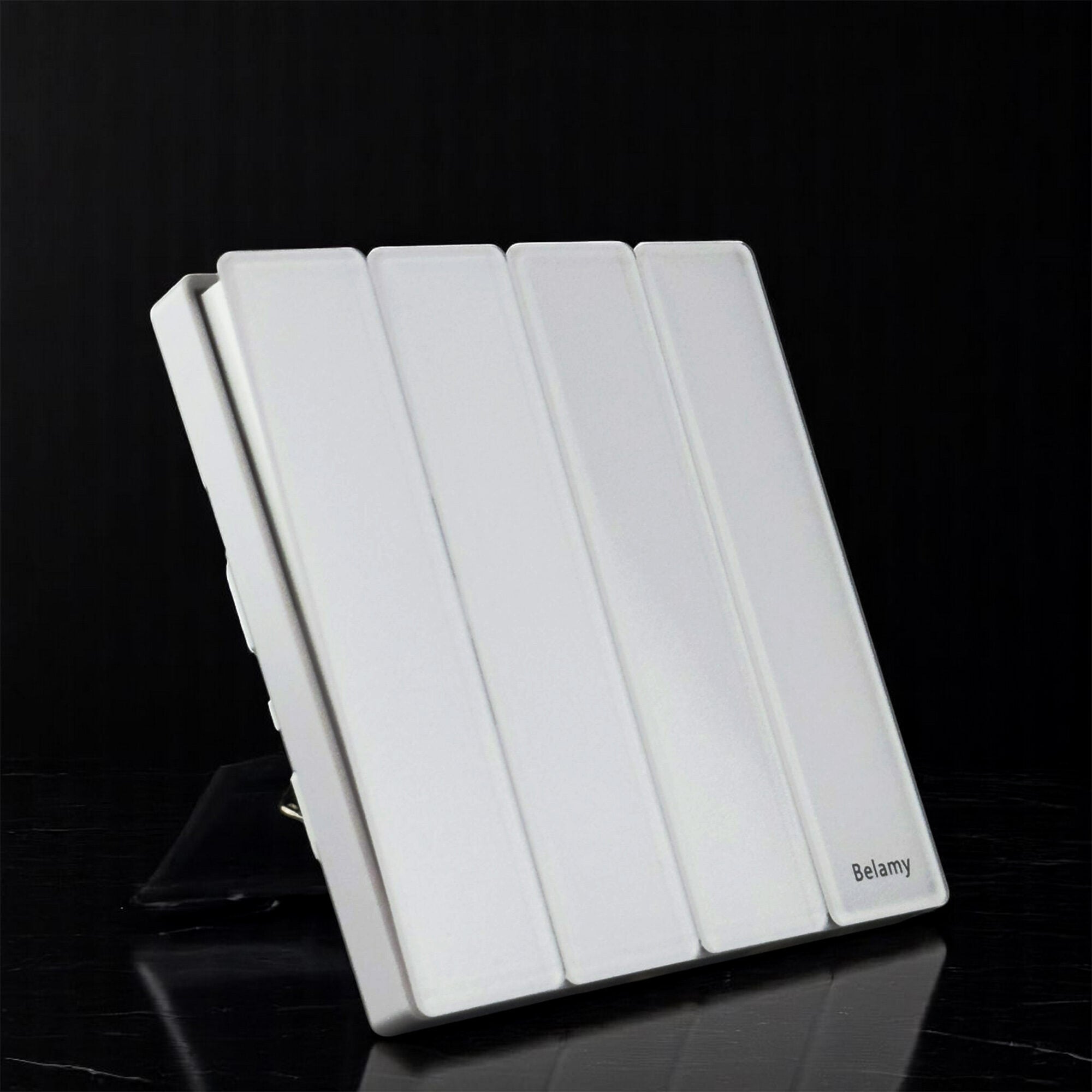Picture of Belamy White 4 Gang 1 Way Switch | BE-150-SW-White
