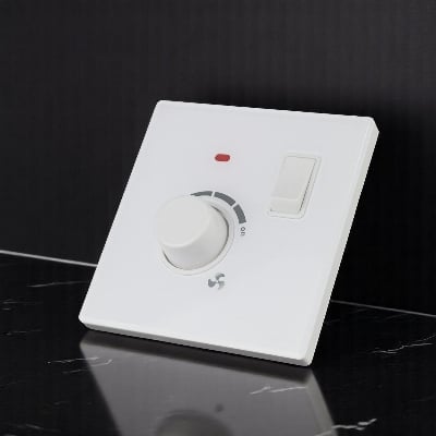 Picture of Belamy White 1 Dimmer With Switch | BE-157-SW-White