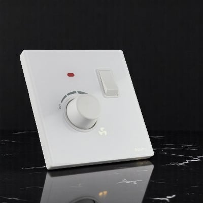 Picture of Belamy White 1 Dimmer With Switch | BE-157-SW-White