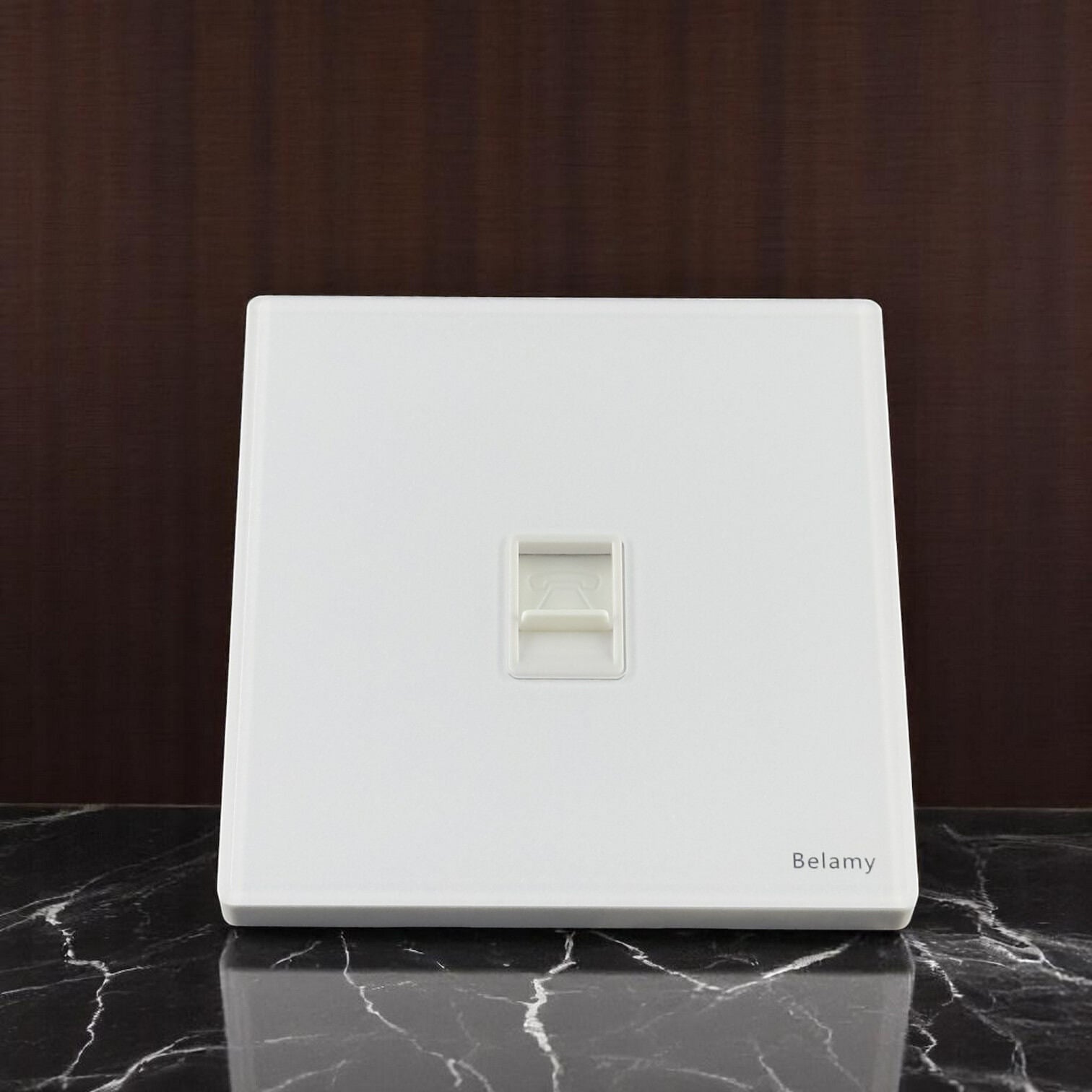 Picture of Belamy White Telephone Socket | BE-159-SW-White