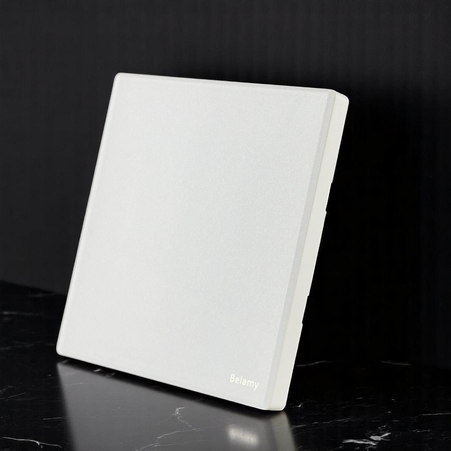 Picture of Belamy White Blank Plate | BE-160-SW-White