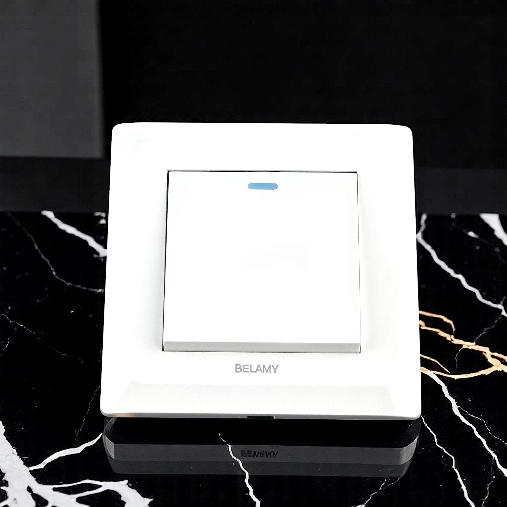 Picture of Belamy White 1 Gang 1 Way | BE-115-SW-White