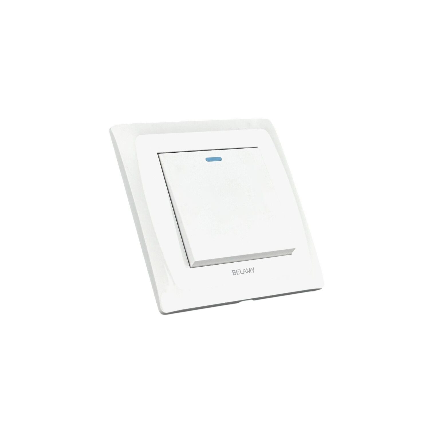 Picture of Belamy White 1 Gang 1 Way | BE-115-SW-White
