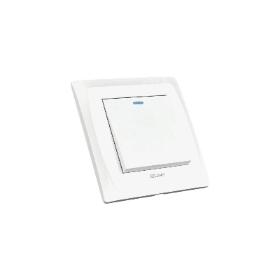 Picture of Belamy White 1 Gang 1 Way | BE-115-SW-White