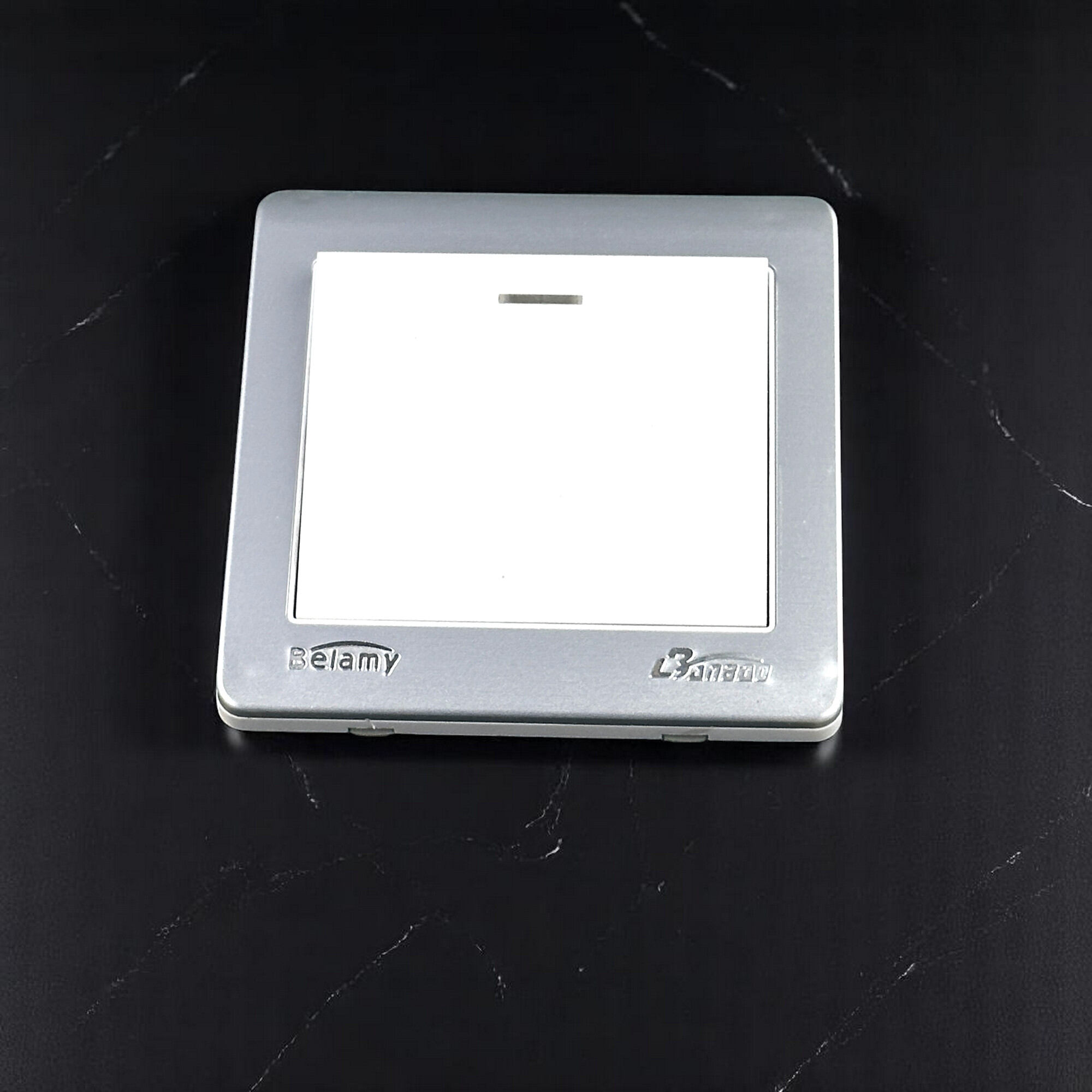 Picture of Belamy White-Grey 1 Gang 2 Way | BE-130-SW-White