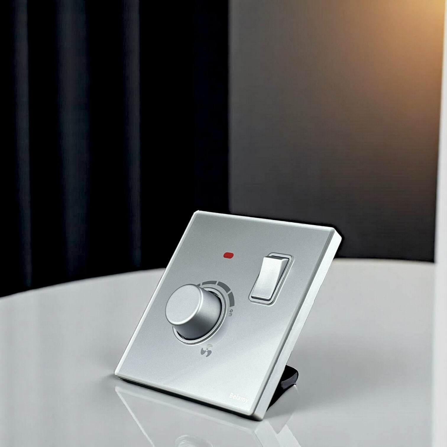 Picture of Belamy Sky Grey 1 Dimmer With Switch | BE-104-SW-Grey
