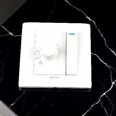 Picture of Belamy White Fan Dimmer With Switch | BE-126-SW-White