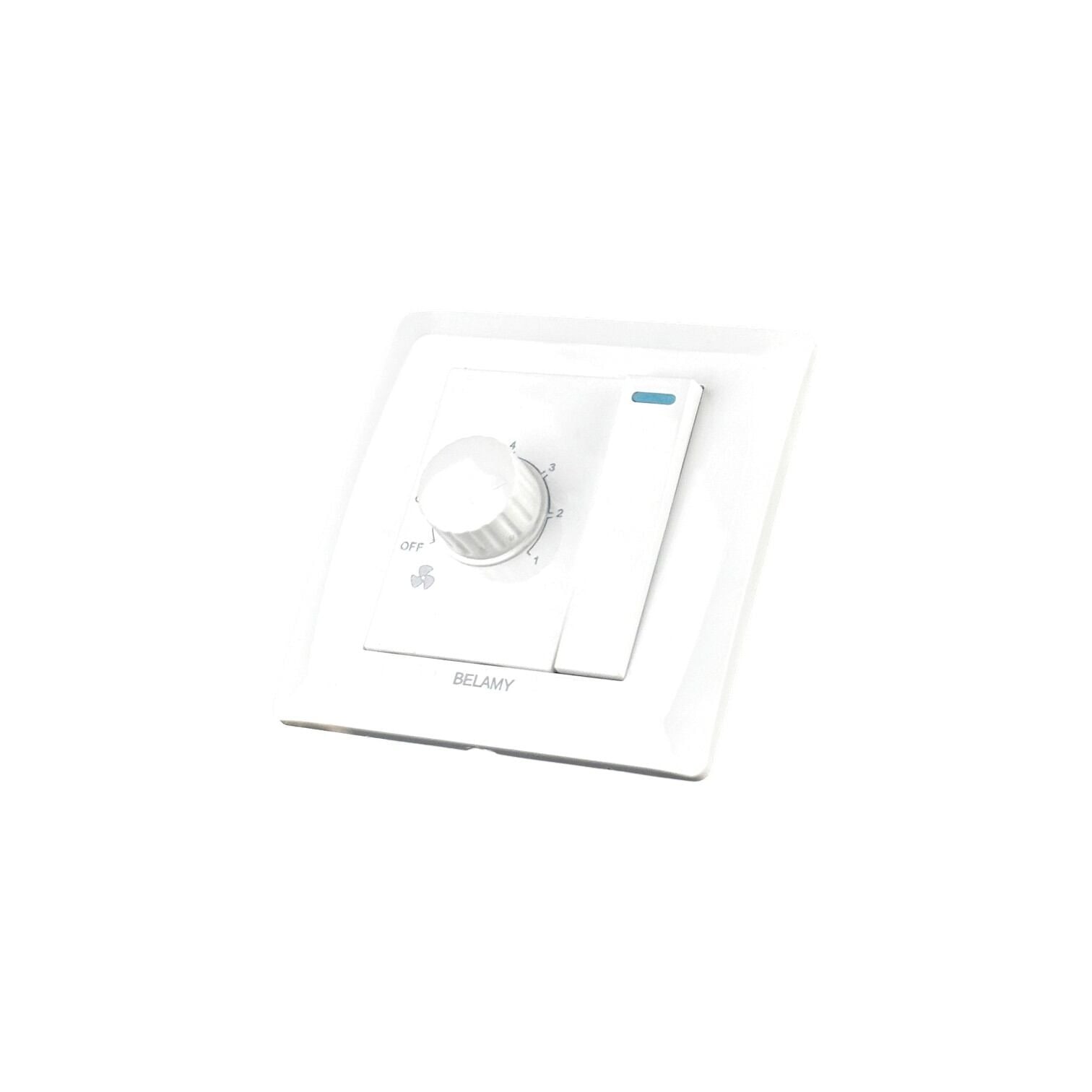 Picture of Belamy White Fan Dimmer With Switch | BE-126-SW-White