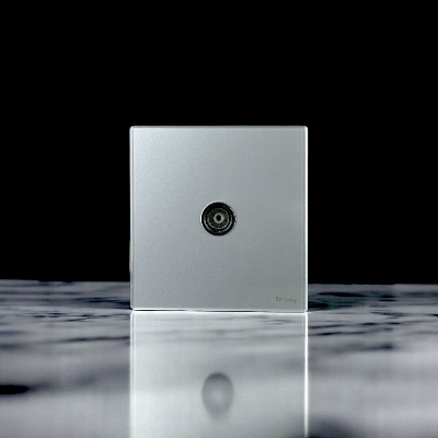 Picture of Belamy Sky Grey TV Socket | BE-110-SW-Grey