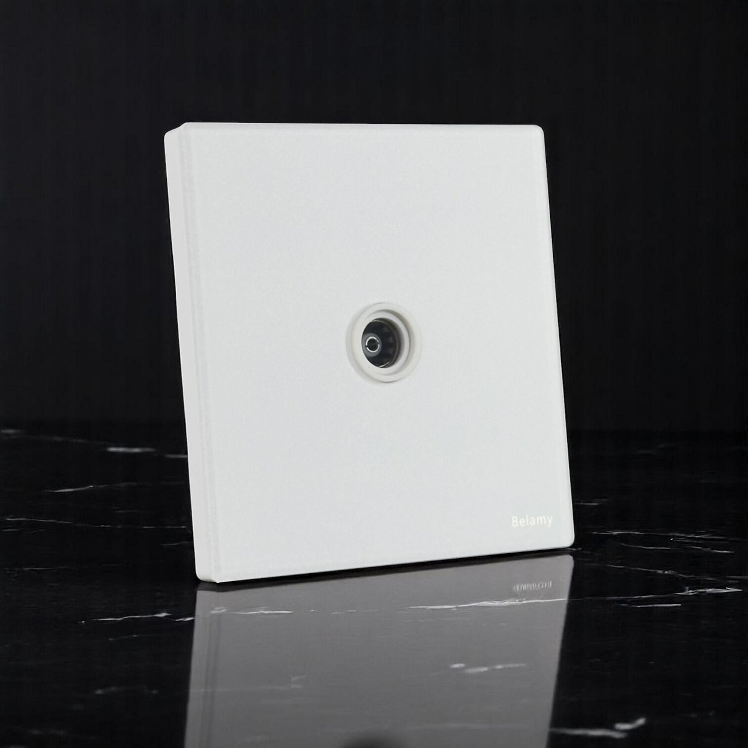Picture of Belamy White TV Socket | BE-156-SW-White