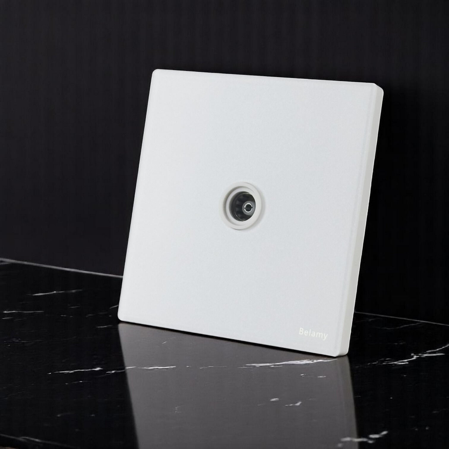Picture of Belamy White TV Socket | BE-156-SW-White