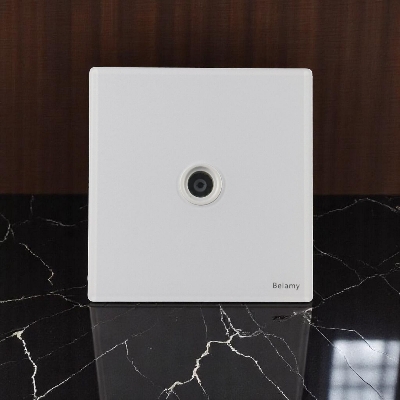 Picture of Belamy White TV Socket | BE-156-SW-White
