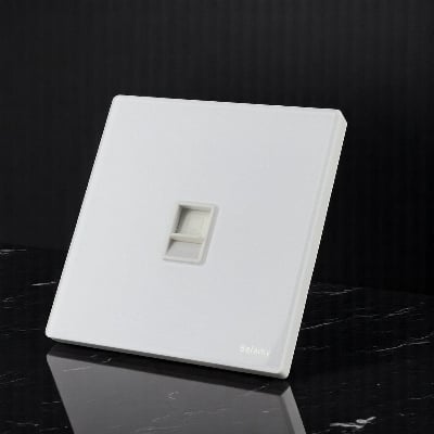 Picture of Belamy White Internet Socket | BE-158-SW-White