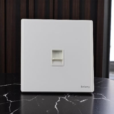 Picture of Belamy White Internet Socket | BE-158-SW-White