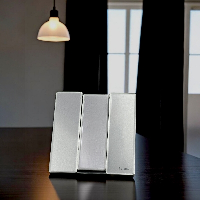 Picture of Belamy 3 Gang 1 Way Switch | BE-108-SW-Grey