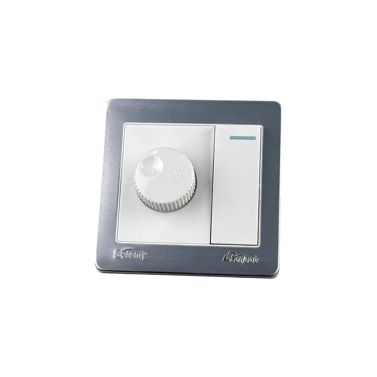 Picture of Belamy White-Grey Fan Dimmer With Switch | BE-121-SW-White