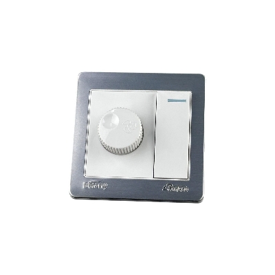 Picture of Belamy White-Grey Fan Dimmer With Switch | BE-121-SW-White
