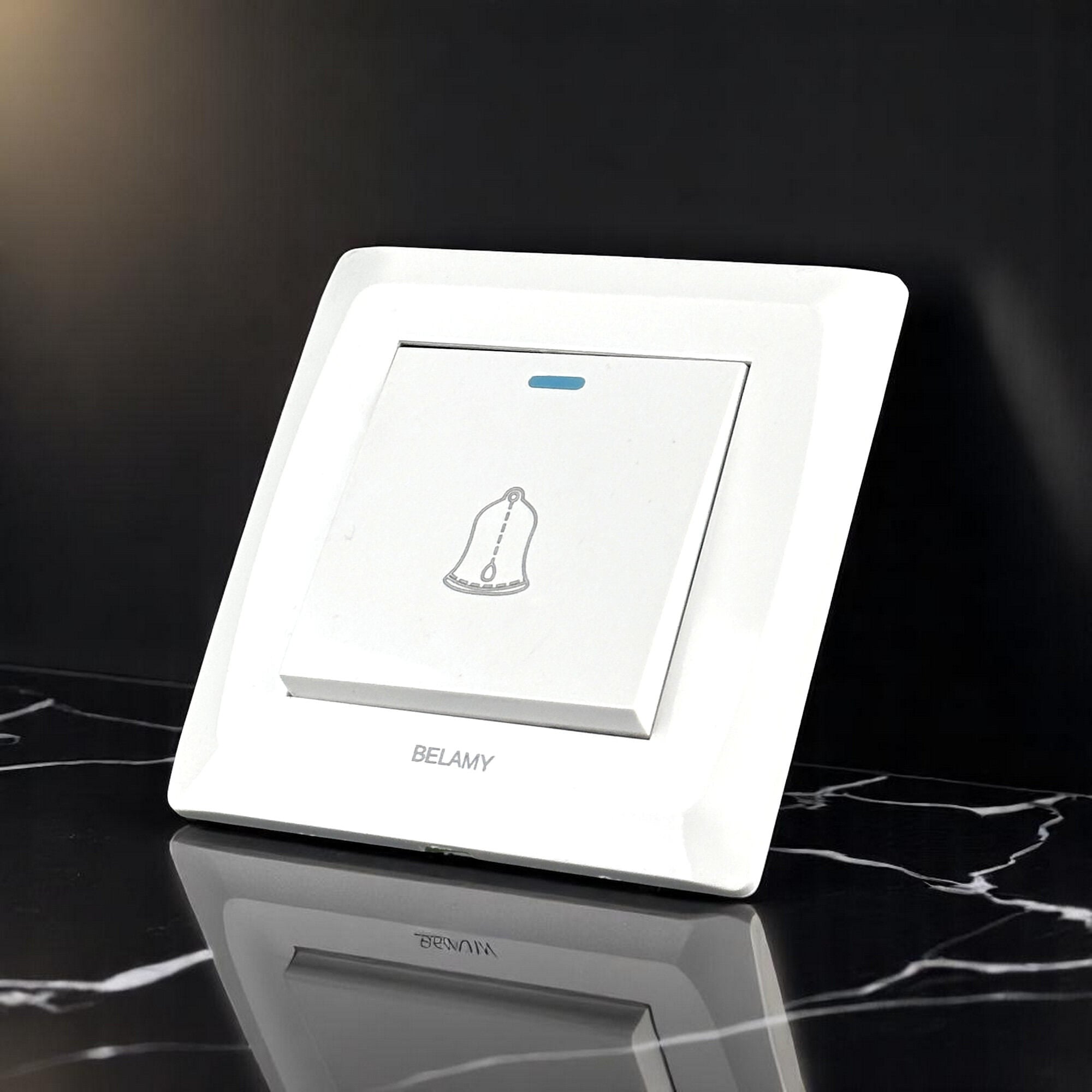 Picture of Belamy White Door Bell | BE-117-SW-White