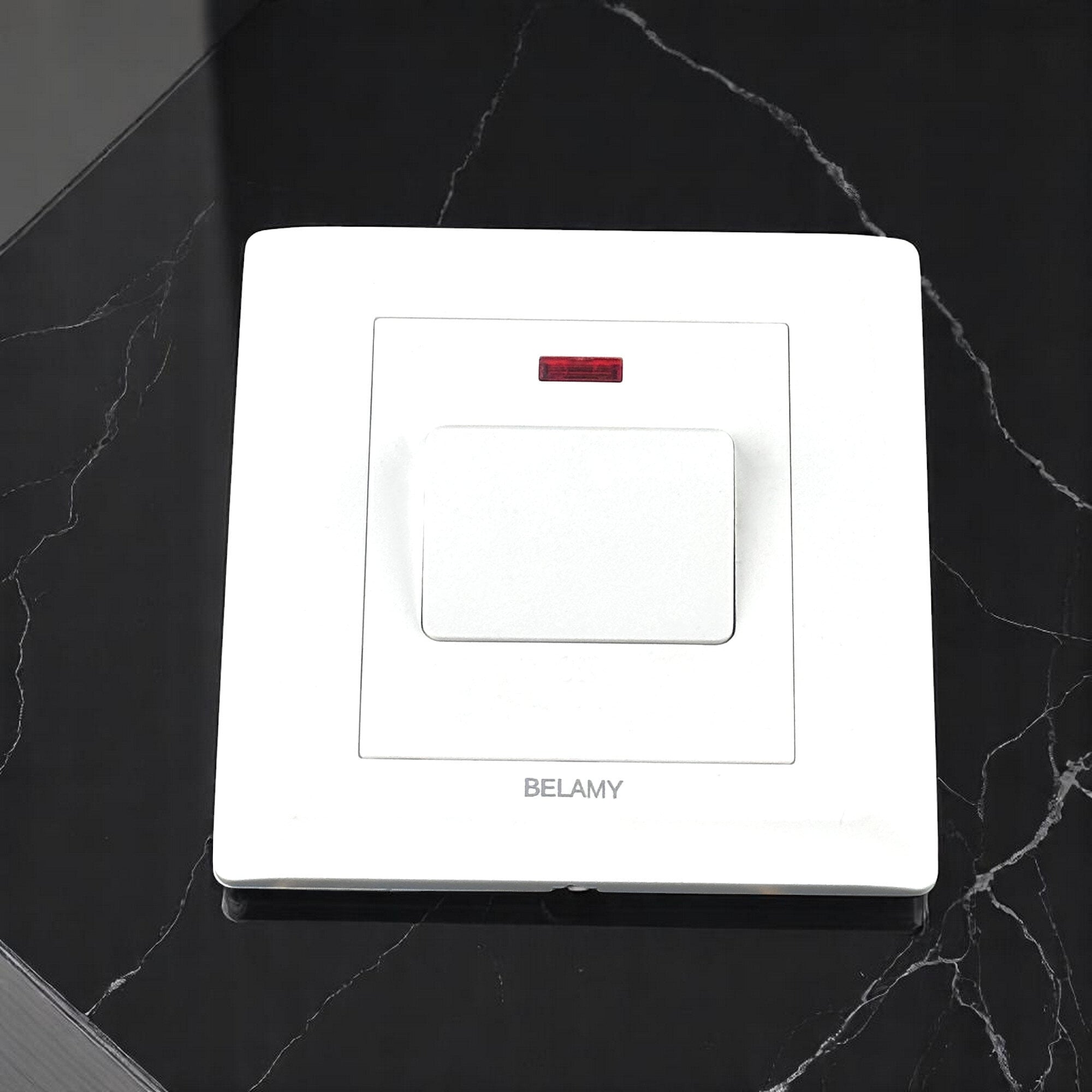 Picture of Belamy White 20A DP Switch With LED| BE-124-SW-White