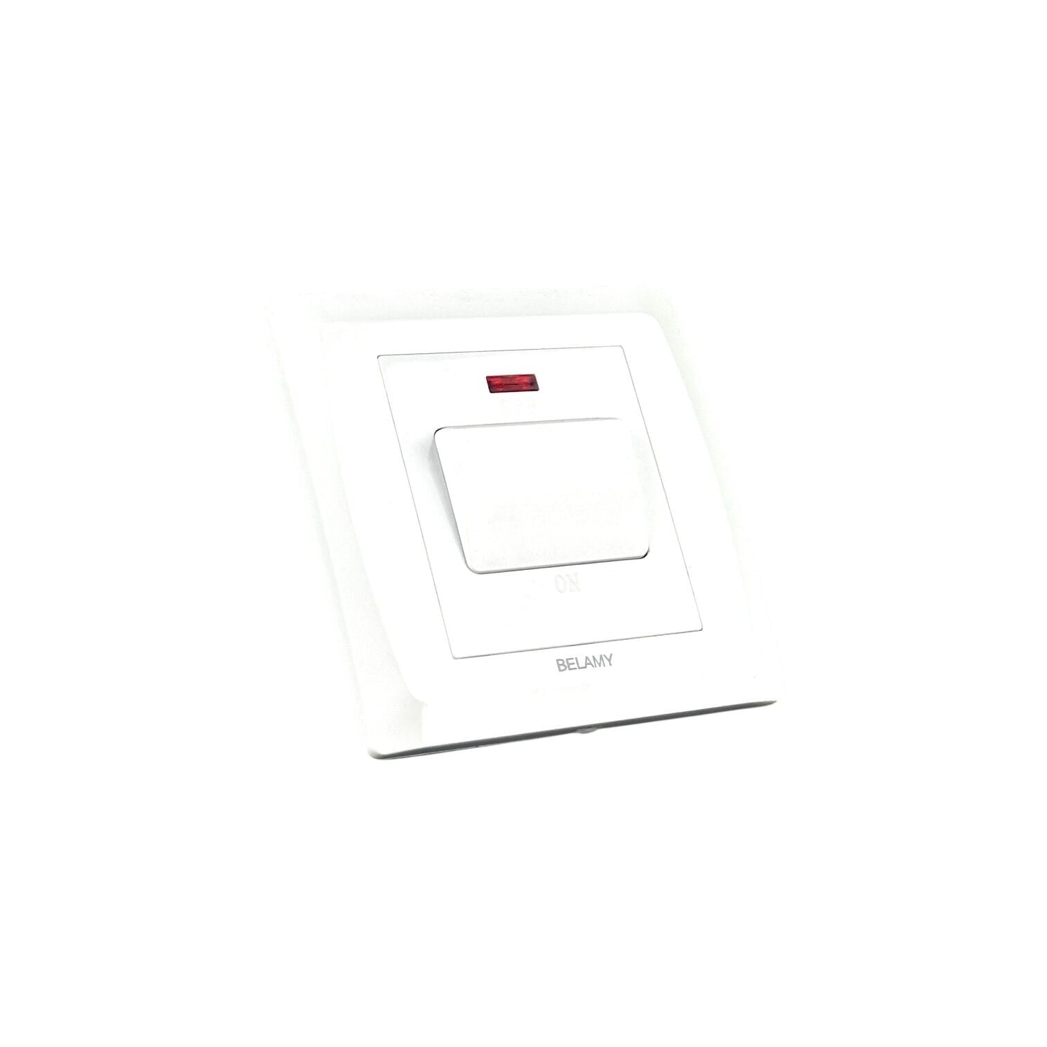 Picture of Belamy White 20A DP Switch With LED| BE-124-SW-White