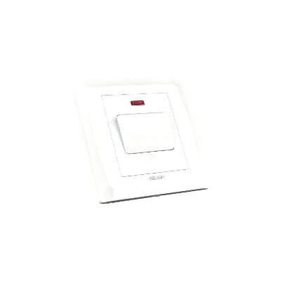 Picture of Belamy White 20A DP Switch With LED| BE-124-SW-White