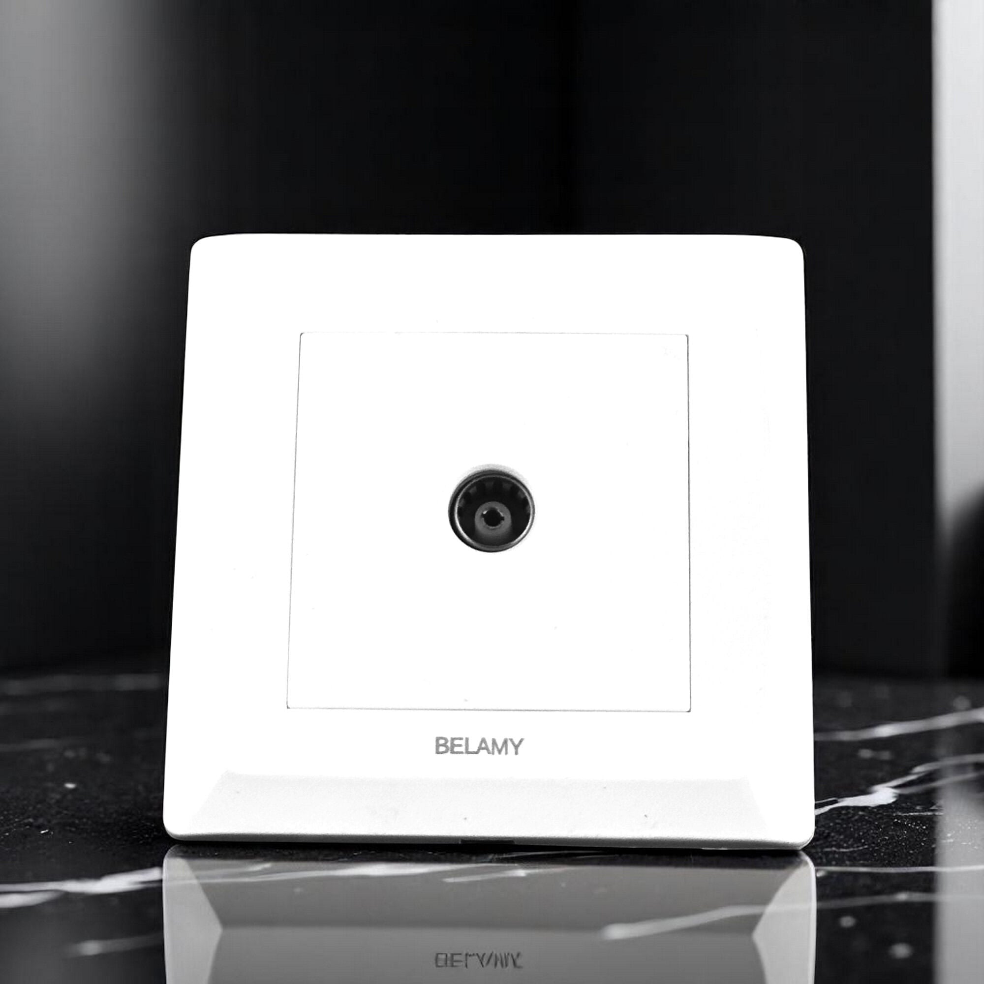Picture of Belamy White Tv Socket | BE-116-SW-White