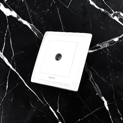 Picture of Belamy White Tv Socket | BE-116-SW-White