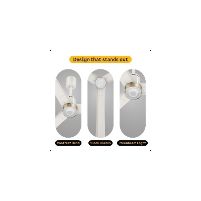 Picture of Atomberg Renesa Elite Smart 1400mm BLDC Ceiling Fan with Remote Control (Pearl White) | AT-162-Pearl White