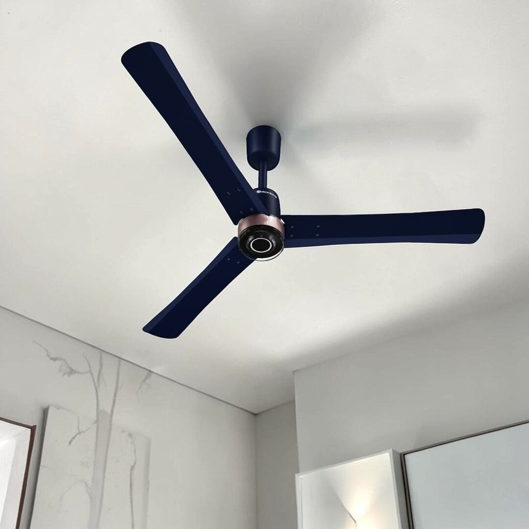 Picture of Atomberg Renesa Elite Smart 1400mm BLDC Ceiling Fan with Remote Control (Ritz Blue) | AT-163-Ritz Blue